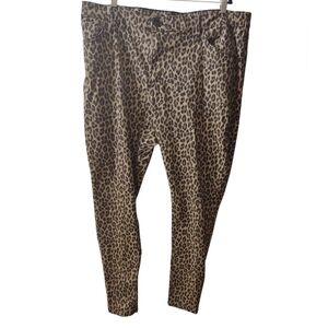 Levi's Leopard Print Skinny Jeans — Brown & Black